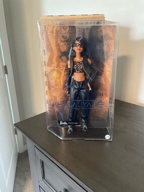 Barbie Aaliyah Doll in Black Leather Ensemble